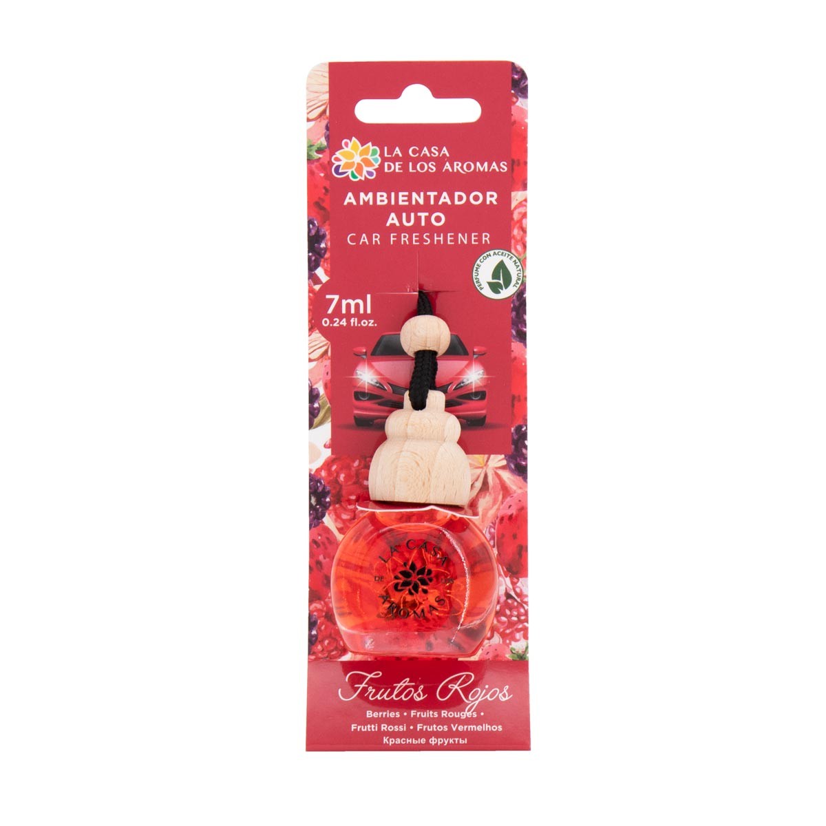 DÉSODORISANT VOITURE - FRUITS ROUGES - 7 ML - Image 2