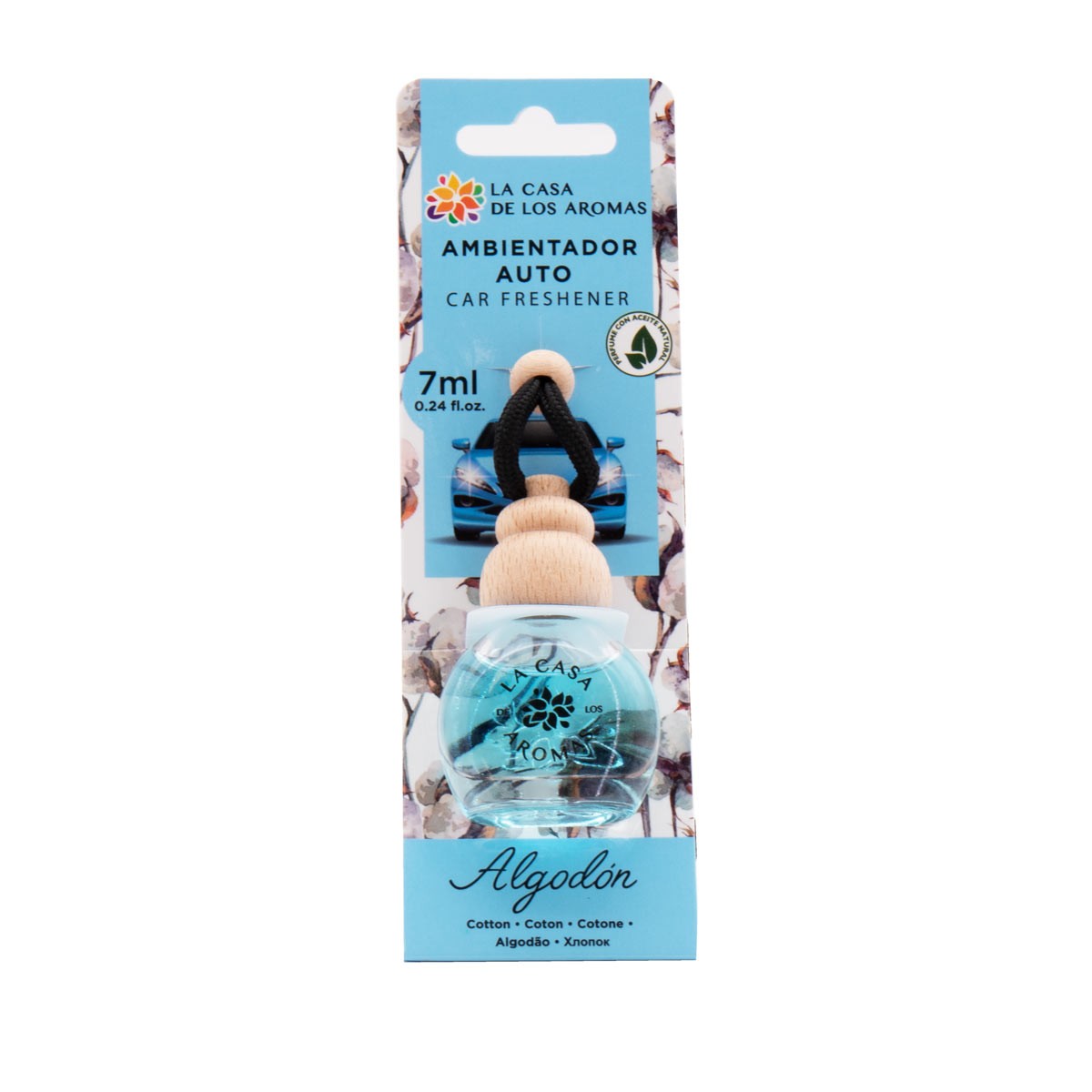 DÉSODORISANT VOITURE - COTON - 7 ML - Image 2