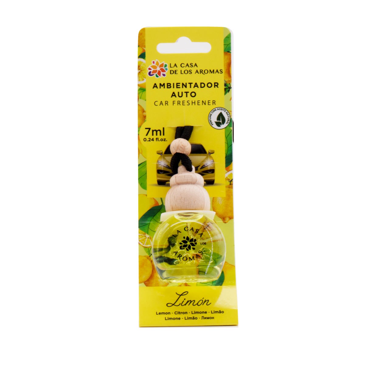 DÉSODORISANT VOITURE - CITRON - 7 ML - Image 2