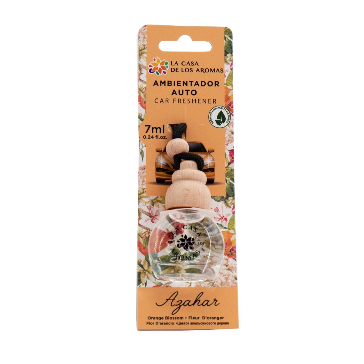 DÉSODORISANT VOITURE - FLEUR D'ORANGER - 7 ML - Image 2
